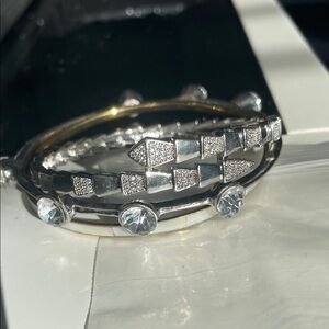 Elegant Silver and Gold Women's Bracelet Set